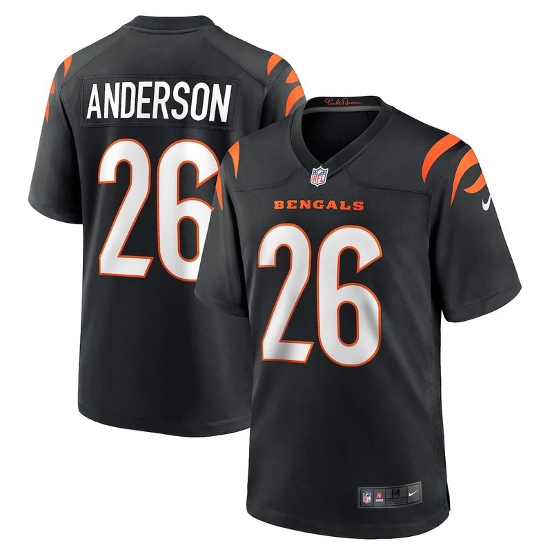 Cincinnati Bengals Trey Hendrickson Black Game Jersey - Image 3