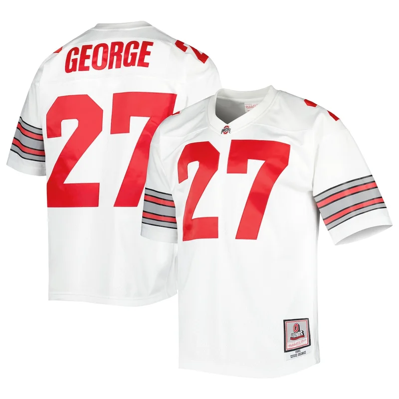 #1 Gray Ohio State Buckeyes Camo Football Jersey GameDay Greats - Image 2