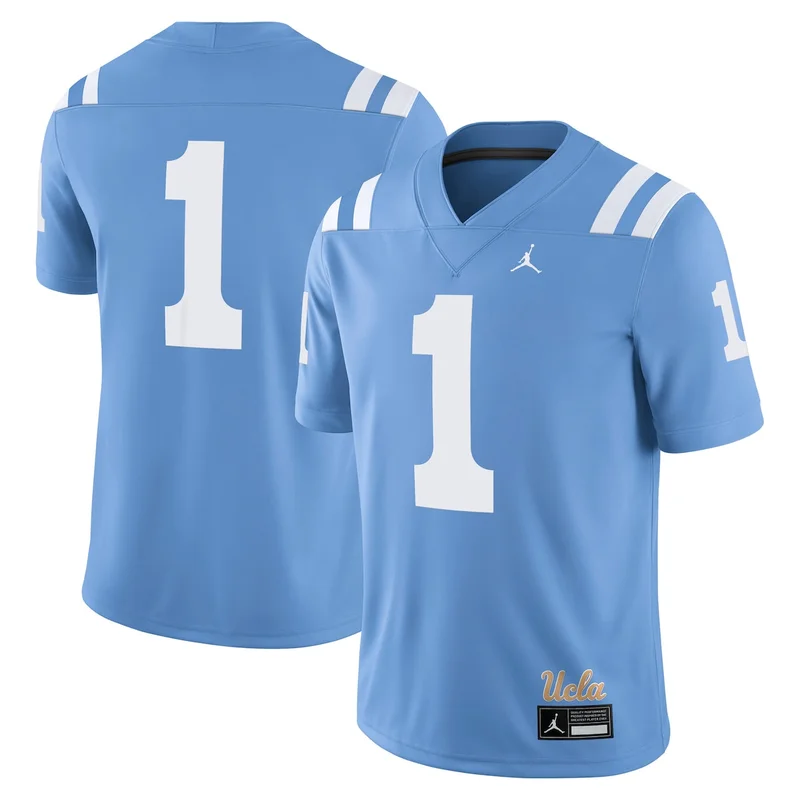 Jordan Brand #1 White UCLA Bruins Untouchable Game Football Jersey - Image 4