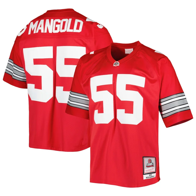 #1 Gray Ohio State Buckeyes Camo Football Jersey GameDay Greats - Image 4
