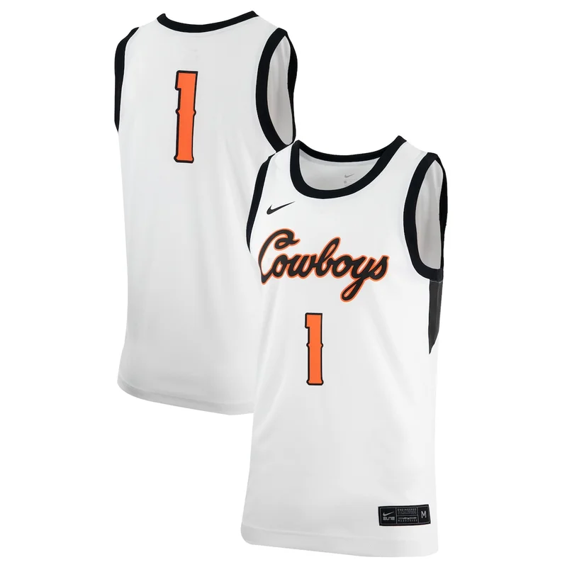 #1 Orange Oklahoma State Cowboys Lightweight Basketball Jersey GameDay Greats - Image 5