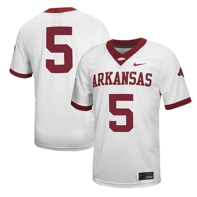 #5 Cardinal Arkansas Razorbacks Untouchable Football Jersey - Image 2