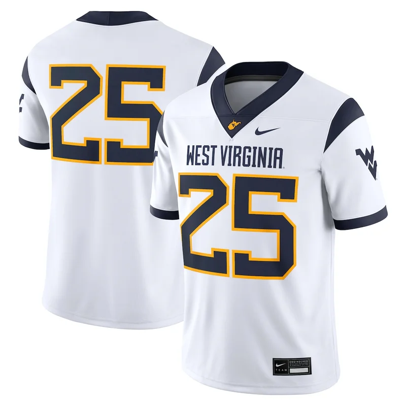 Gold West Virginia Mountaineers Football Jersey Alternate Game - Image 5