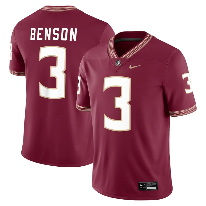 #1 Turquoise Florida State Seminoles Untouchable Game Football Jersey - Image 4