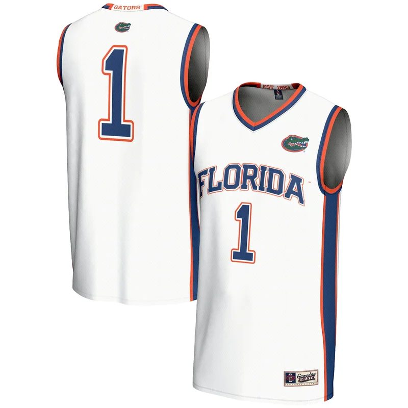 #1 Royal Florida Gators Lightweight Basketball Jersey GameDay Greats - Image 5