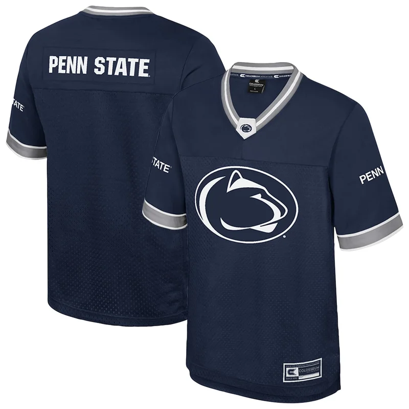 Colosseum Navy Penn State Nittany Lions Nothing But The Hits Football Jersey 