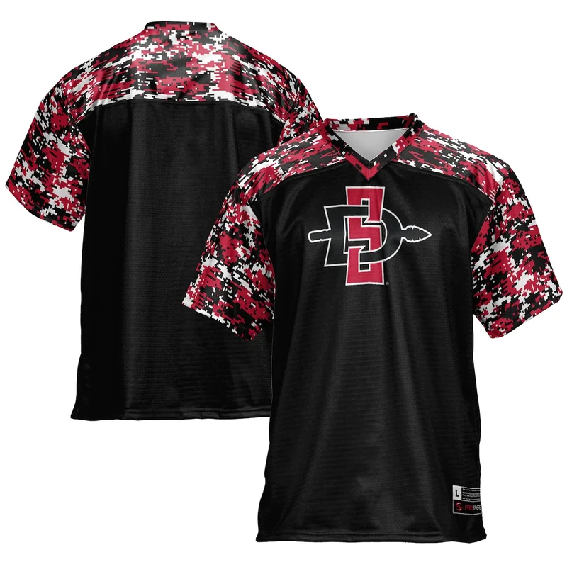 Black San Diego State Aztecs Football Jersey GameDay Greats 