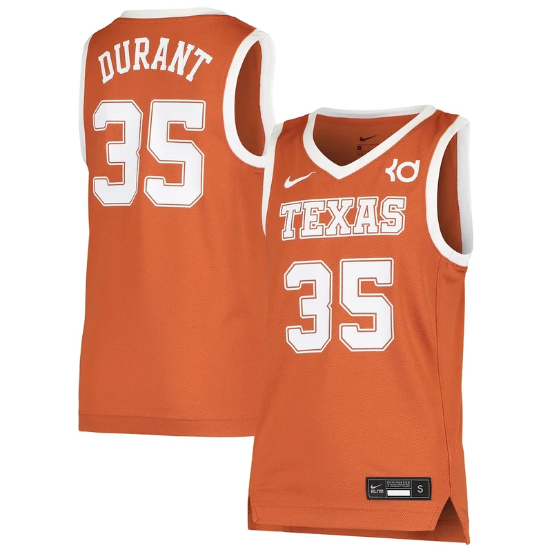 Unisex #1 Texas Orange Texas Longhorns Lightweight Icon Print Basketball Jersey GameDay Greats - Image 5