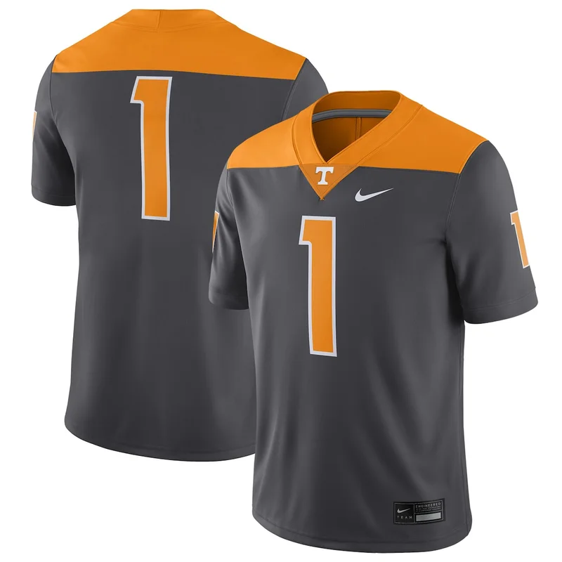 #1 Tennessee Orange Tennessee Volunteers Icon Print Football Jersey GameDay Greats - Image 4