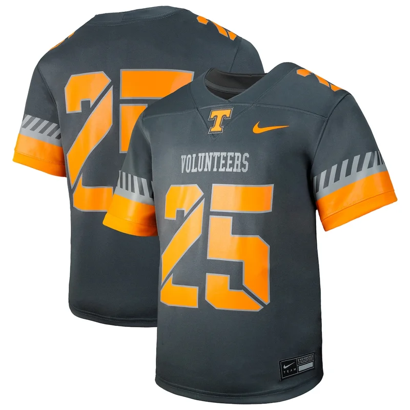 #1 Tennessee Orange Tennessee Volunteers Icon Print Football Jersey GameDay Greats - Image 5
