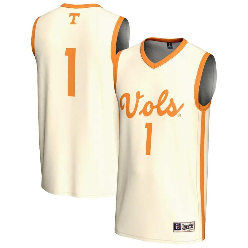 Unisex #1 Tennessee Orange Tennessee Volunteers Lightweight Highlight Print Basketball Jersey GameDay Greats - Image 4