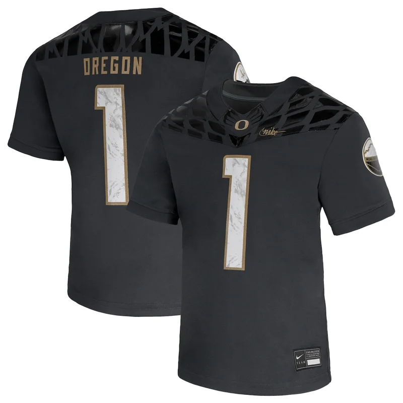 White Oregon Ducks Football Jersey Alternate Game - Image 5