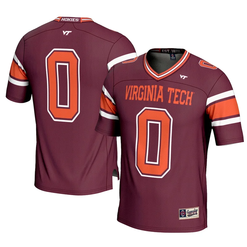 #25 Maroon Virginia Tech Hokies Untouchable Football Jersey - Image 5