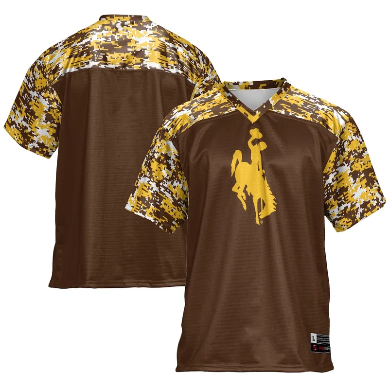 #1 Black Wyoming Cowboys Football Jersey GameDay Greats - Image 5
