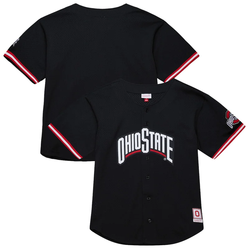 #1 Gray Ohio State Buckeyes Camo Football Jersey GameDay Greats - Image 5