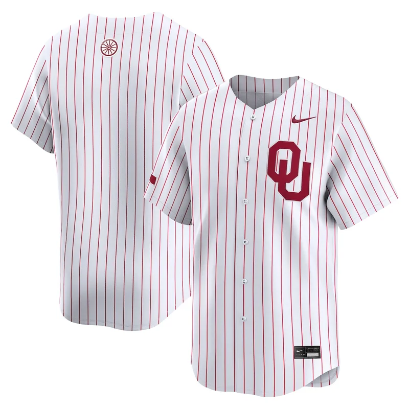 White Oklahoma Sooners College Limited Baseball Jersey 