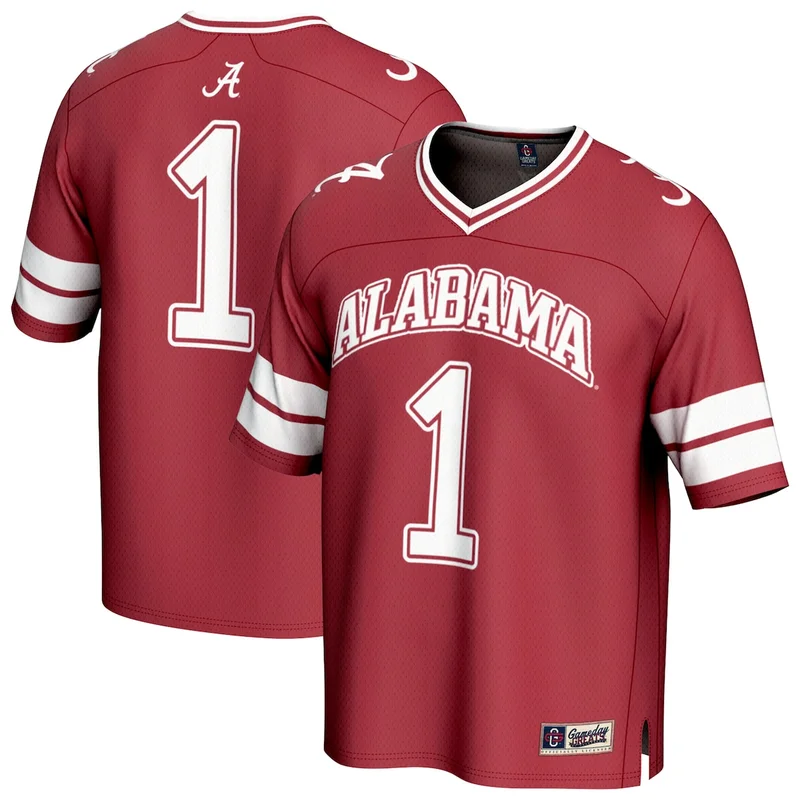 #1 Crimson Alabama Crimson Tide Football Jersey GameDay Greats - Image 3