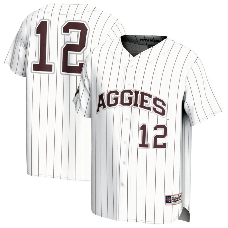 White Texas A&M Aggies Lightweight Baseball Jersey GameDay Greats 