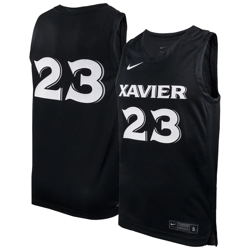 #0 White Xavier Musketeers Basketball Jersey - Image 3