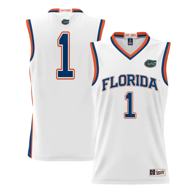 Unisex #1 Royal Florida Gators Lightweight Basketball Jersey GameDay Greats - Image 2
