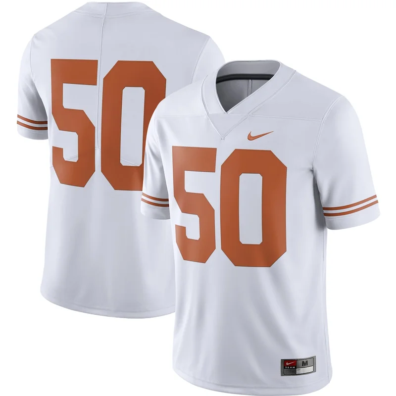 #1 White Texas Longhorns Football Jersey GameDay Greats - Image 4