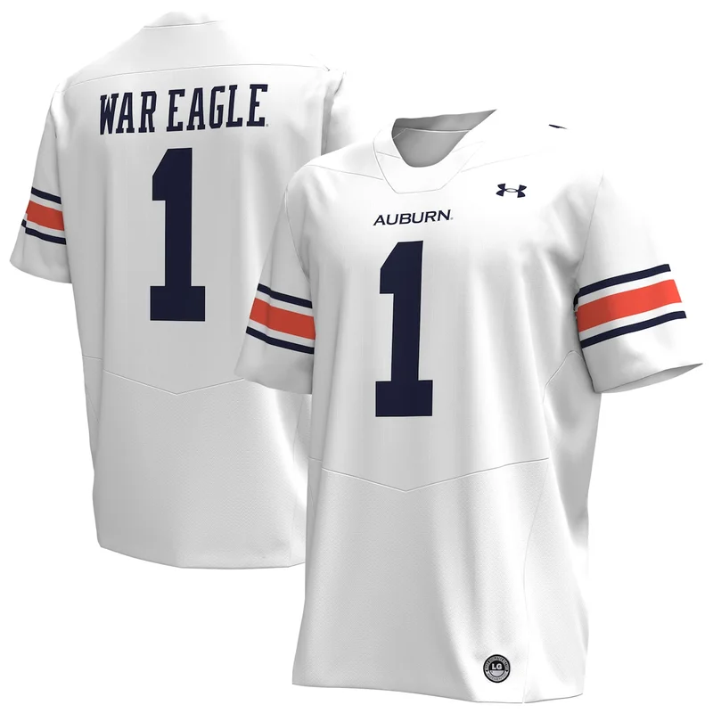 #1 Navy Auburn Tigers Untouchable Game Football Jersey - Image 4