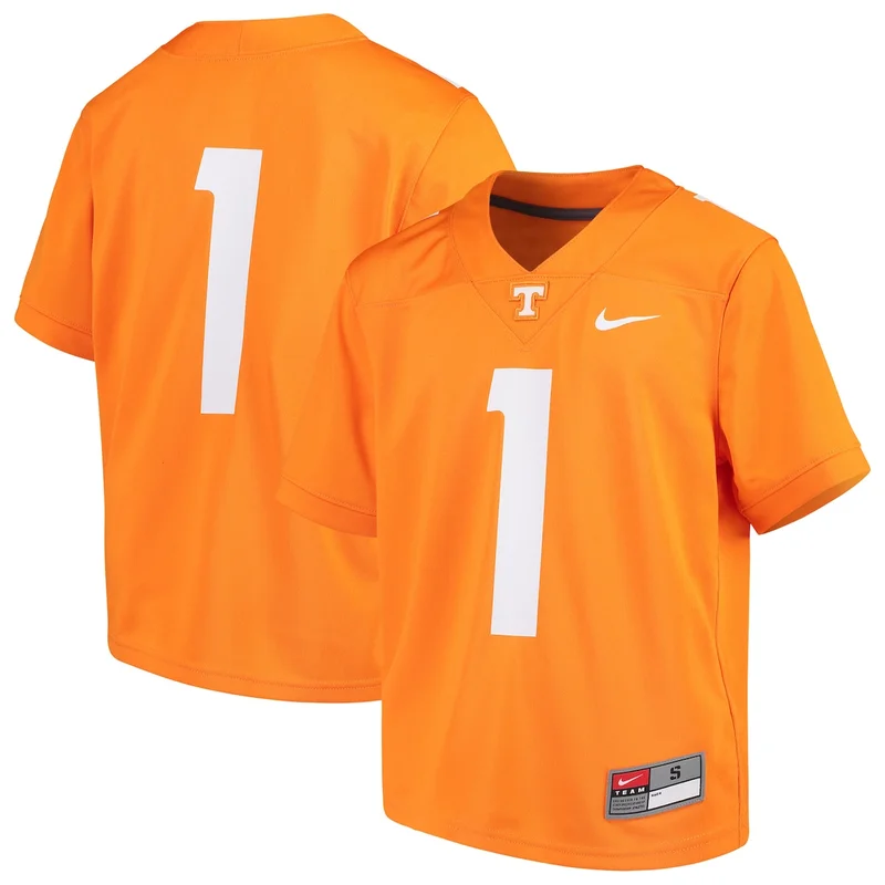 Garb #1 Black Tennessee Volunteers Football Jersey - Image 5