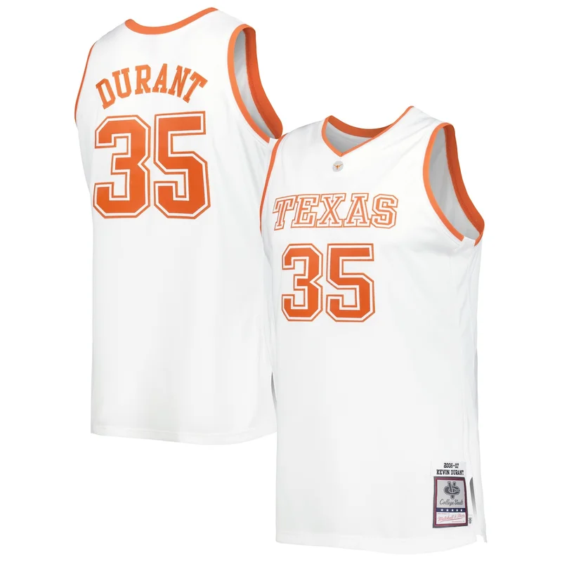 #1 Texas Orange Texas Longhorns Road Jersey Basketball - Image 3