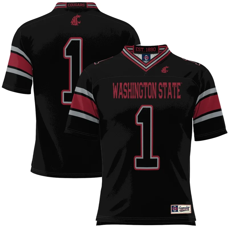 #1 Crimson Washington State Cougars Football Jersey GameDay Greats - Image 3
