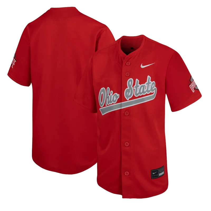 #1 White Ohio State Buckeyes Lightweight Baseball Jersey GameDay Greats - Image 2