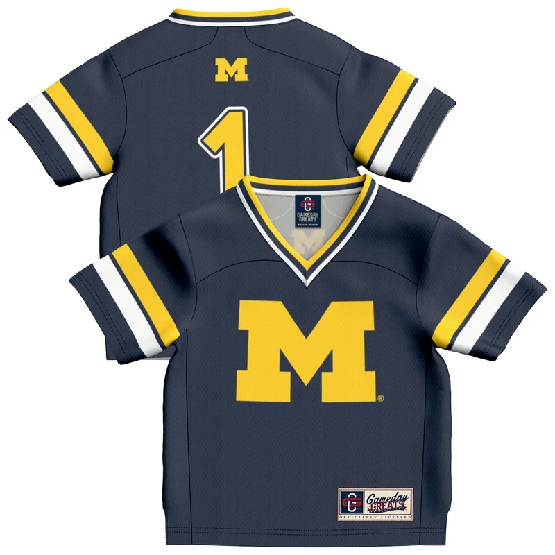 #1 White Michigan Wolverines Football Jersey GameDay Greats - Image 3