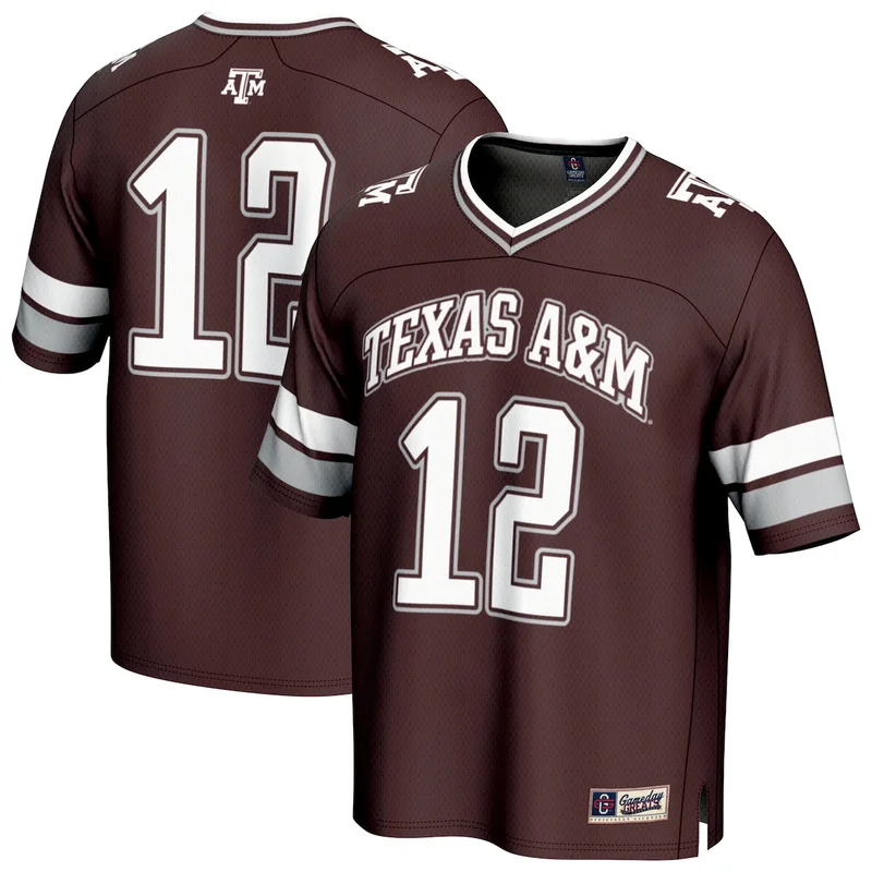 #12 Maroon Texas A&M Aggies Football Lightweight Jersey GameDay Greats - Image 3