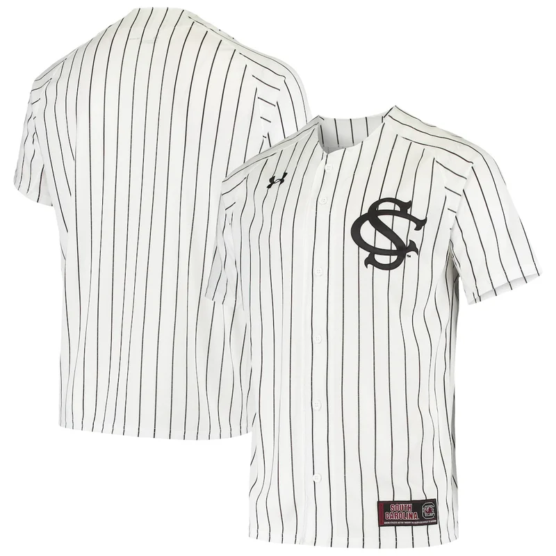 Under Armour White South Carolina Gamecocks Performance Baseball Jersey 