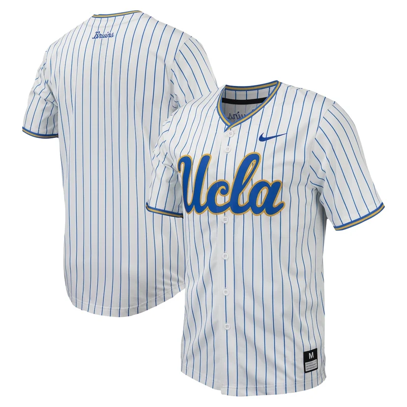 White UCLA Bruins Baseball Jersey - Image 2