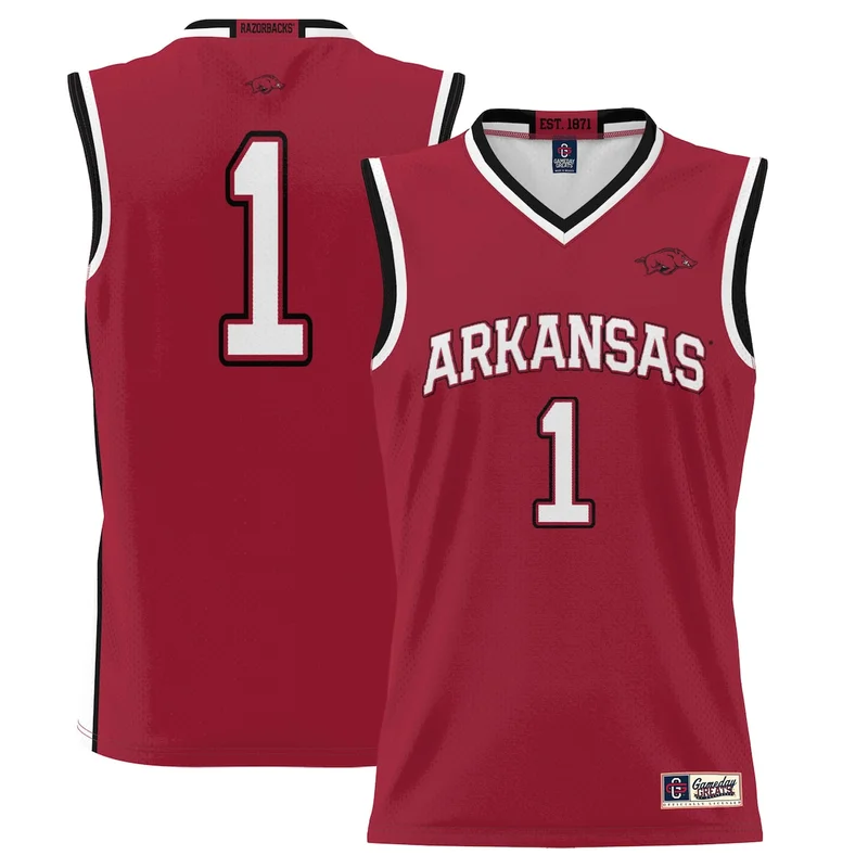 Unisex Cardinal Arkansas Razorbacks Spirit Basketball Jersey GameDay Greats - Image 4