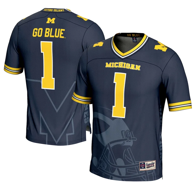 #1 White Michigan Wolverines Football Jersey GameDay Greats - Image 4