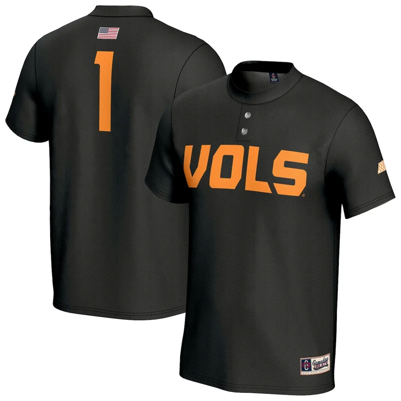 Unisex #1 Tennessee Orange Tennessee Volunteers Lightweight Baseball Jersey GameDay Greats - Image 3