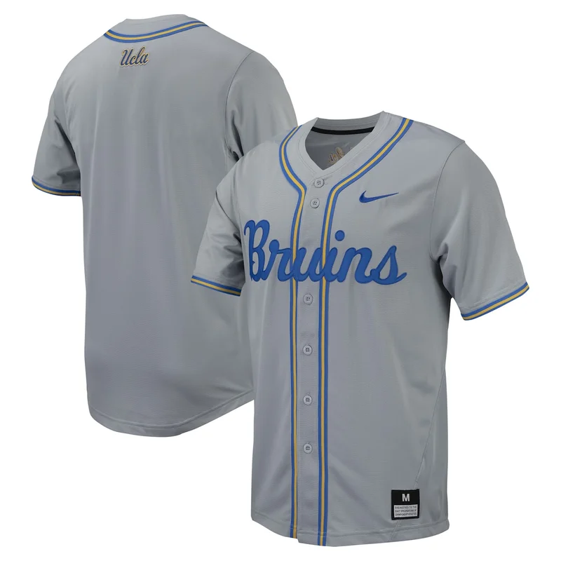 White UCLA Bruins Baseball Jersey - Image 4