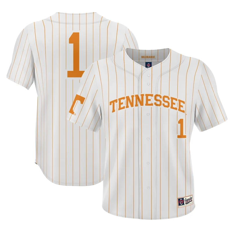 Unisex #1 Tennessee Orange Tennessee Volunteers Lightweight Baseball Jersey GameDay Greats - Image 4
