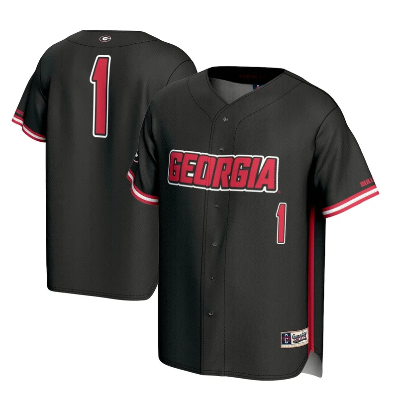 #1 White Georgia Bulldogs Lightweight Baseball Jersey GameDay Greats - Image 2