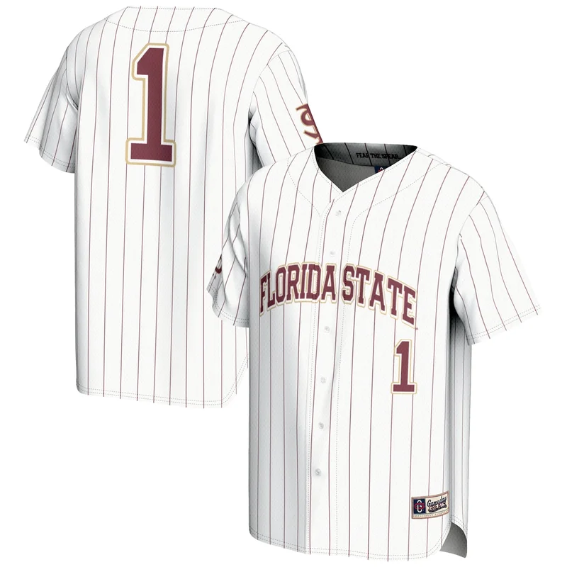 #1 Garnet Florida State Seminoles Lightweight Collegiate Baseball Jersey GameDay Greats - Image 2