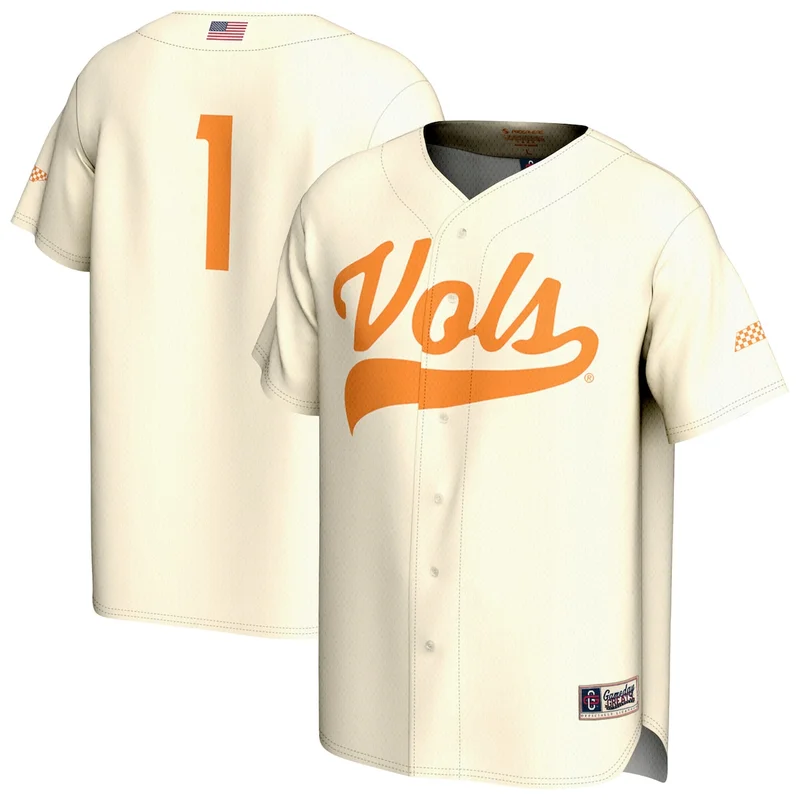 Unisex #1 Tennessee Orange Tennessee Volunteers Lightweight Baseball Jersey GameDay Greats - Image 5