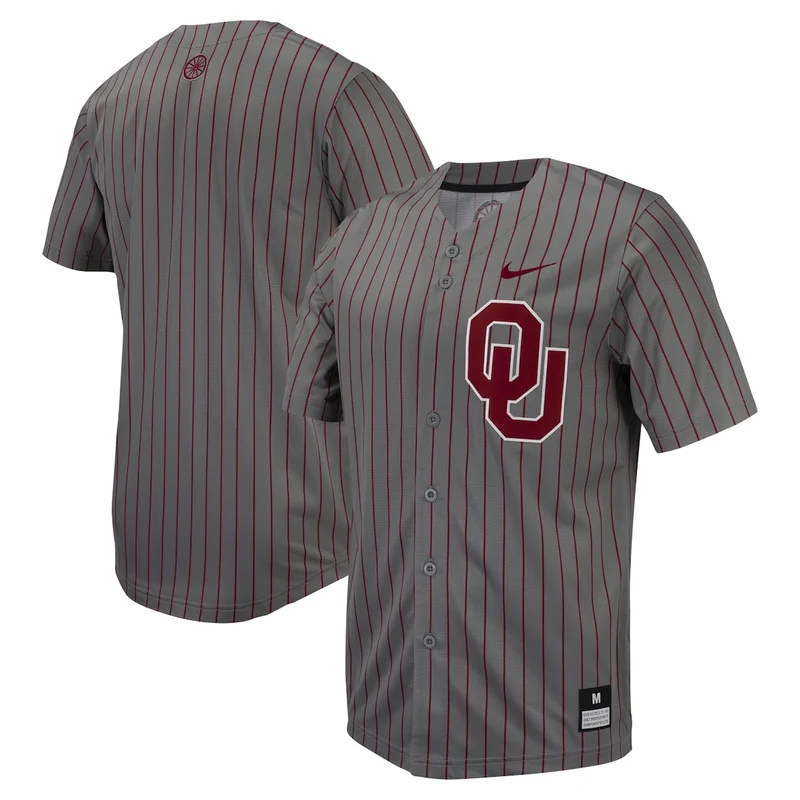 White Oklahoma Sooners College Limited Baseball Jersey - Image 2