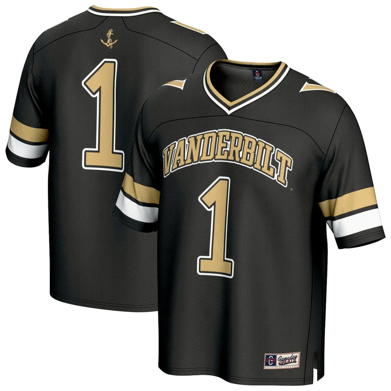 #1 Gold Vanderbilt Commodores Football Jersey GameDay Greats - Image 3