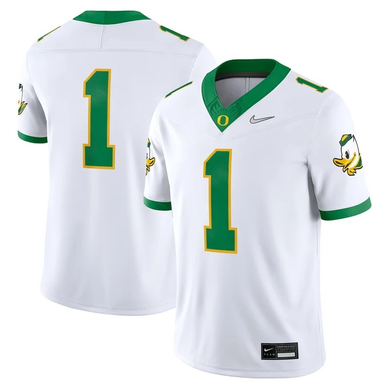 White Oregon Ducks Football Jersey Alternate Game 