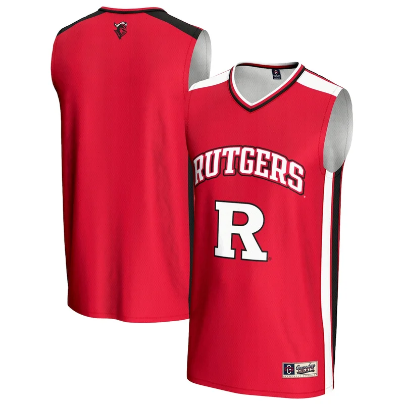 Scarlet Rutgers Scarlet Knights Basketball Jersey GameDay Greats - Image 2