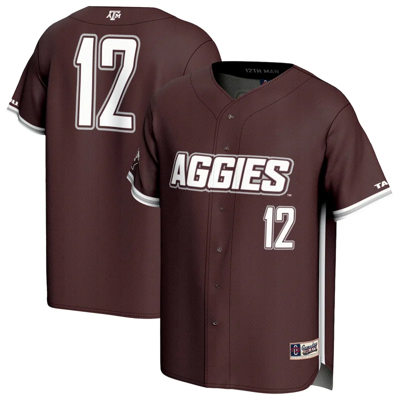 White Texas A&M Aggies Lightweight Baseball Jersey GameDay Greats - Image 4