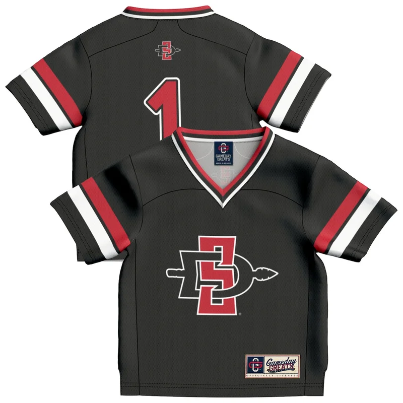 Black San Diego State Aztecs Football Jersey GameDay Greats - Image 3