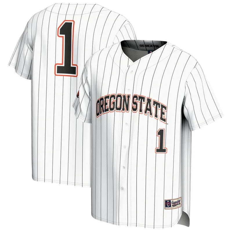 Orange Oregon State Beavers Collegiate Baseball Jersey GameDay Greats - Image 4