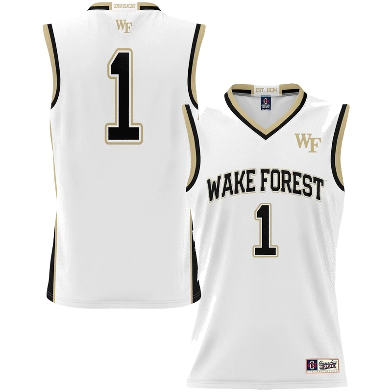 Unisex #1 Gold Wake Forest Demon Deacons Lightweight Collegiate Basketball Jersey GameDay Greats - Image 4